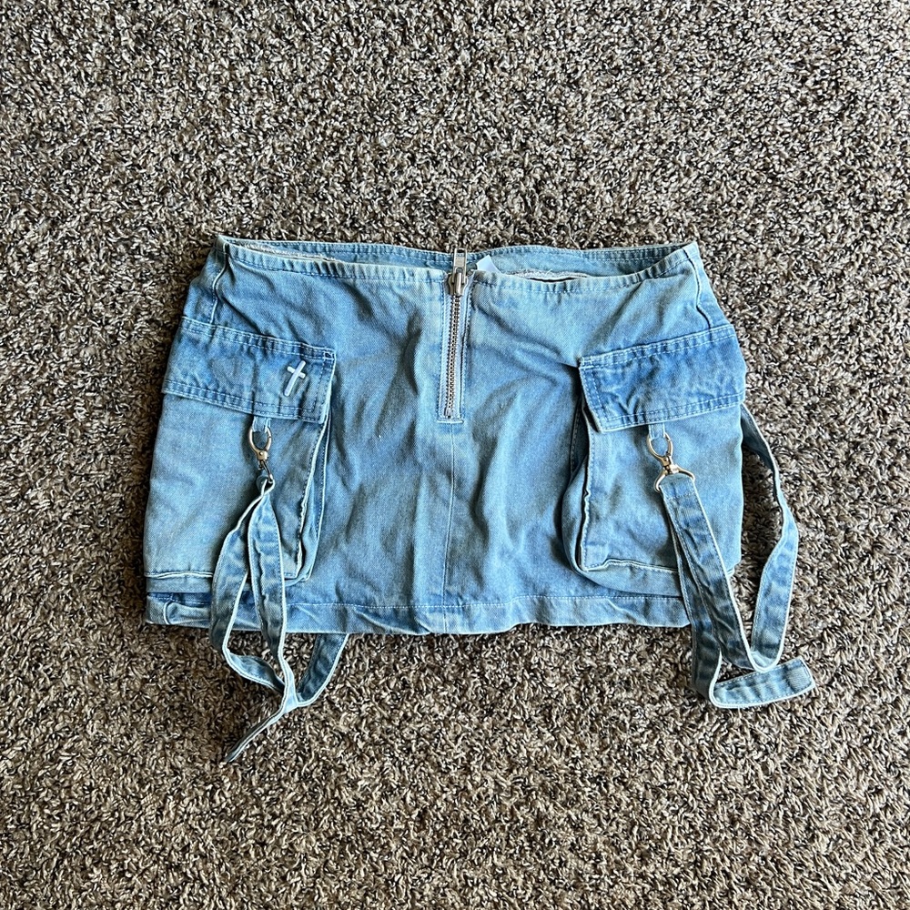 Ragged priest combat mini skirt
